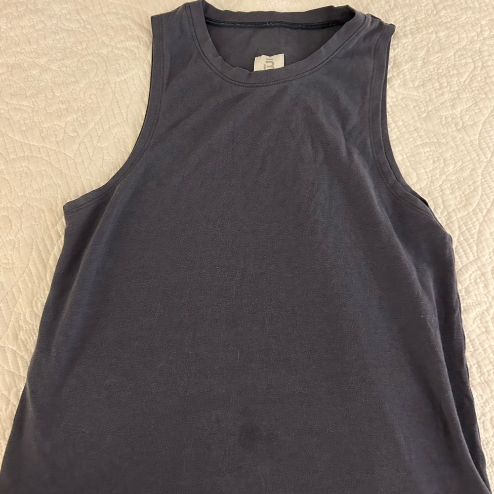 Dark Gray Sleeveless Tank Top
